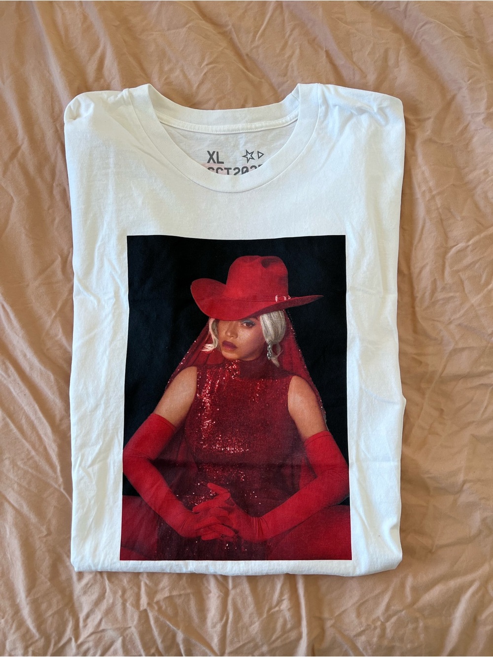 BEYONCE OFFICIAL ACT II COWBOY CARTER TOUR LOS ANGELES LA EXCLUSIVE T-SHIRT XL